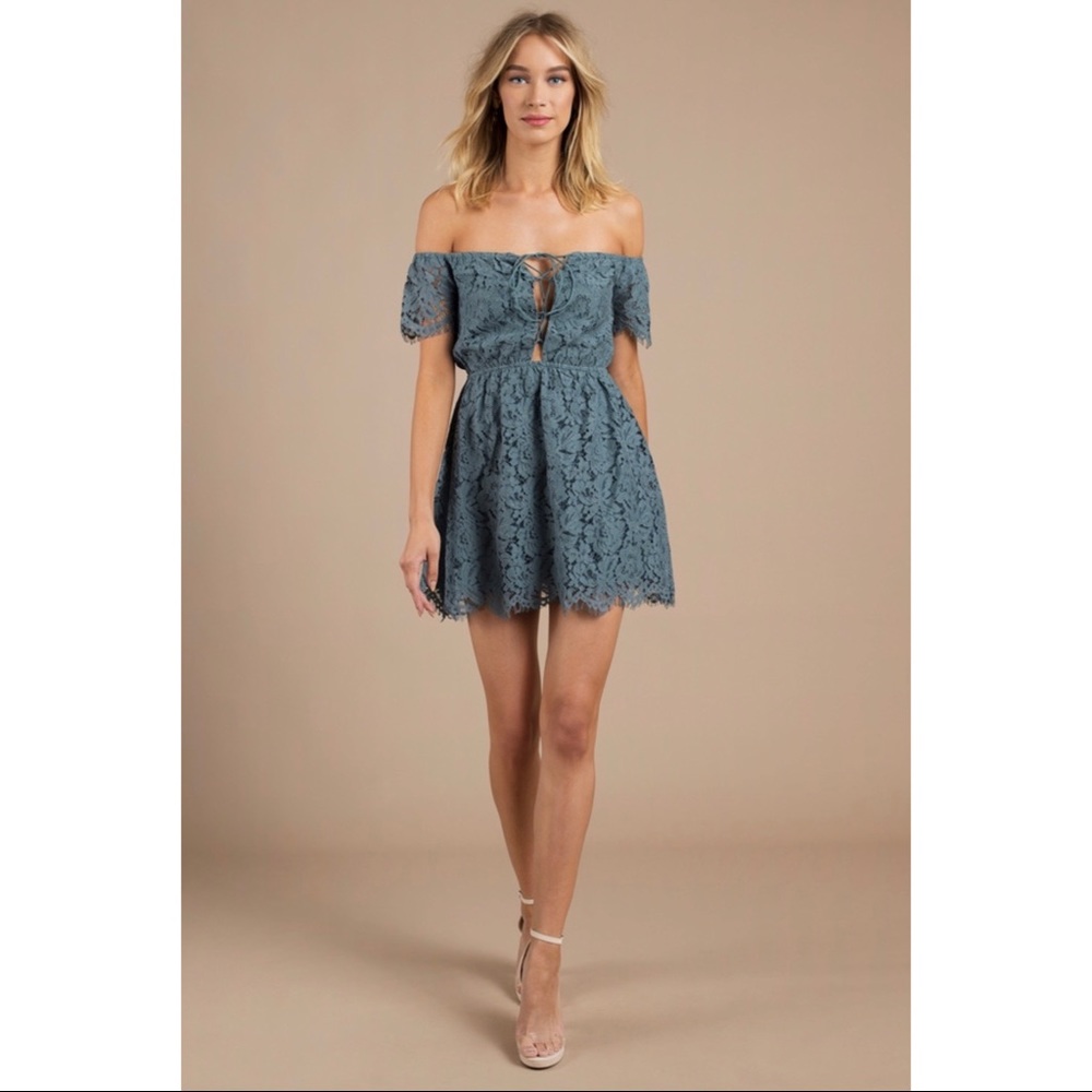 Teal Skater Dress. Perfect for any wedding event!